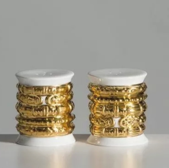 KATY BRISCOE 24K GOLD SERVEWARE - Picture 3 of 6